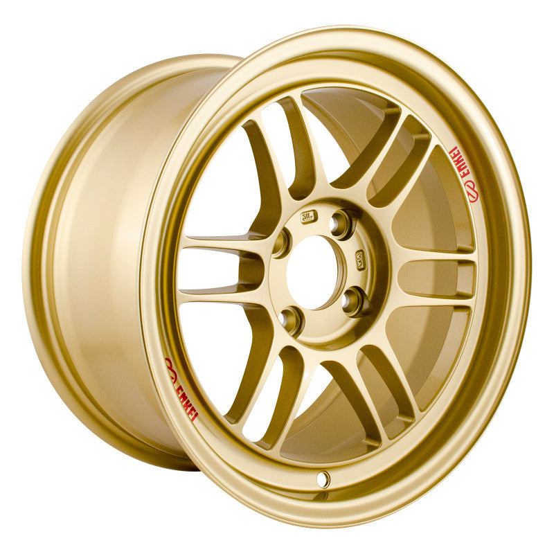 Enkei RPF1 15x8 4x100 28mm Offset 75mm Bore Gold Wheel - awdtuningtx