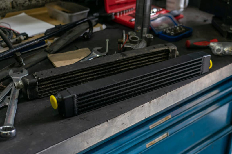 CSF 82-94 BMW 3 Series (E30) High Performance Oil Cooler w/-10AN Male & OEM Fittings - awdtuningtx