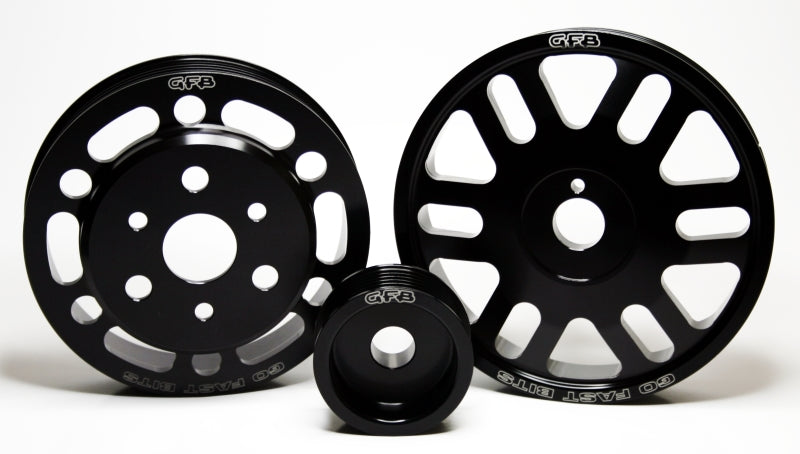 GFB 13 Subaru BRZ / 13 Scion FR-S 3 Pc L/W Pulley Kit (Inc Crank/Alternator/Water Pump Pulleys) - awdtuningtx