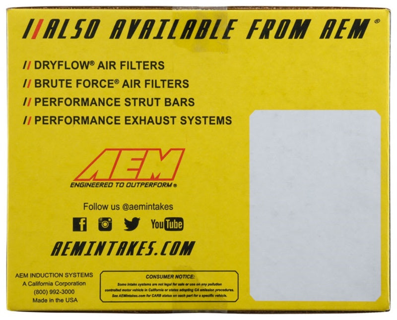 AEM C.A.S 18-19 Subaru Forester 2.5L F/I Cold Air Intake System - awdtuningtx