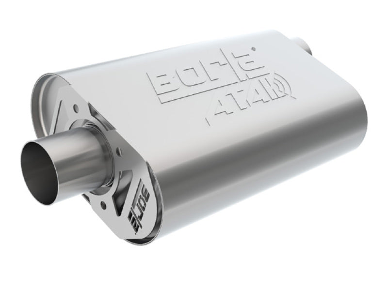 Borla CrateMuffler LS3 ATAK 2.25in Offset/Offset 14inx4.35inx9in Oval Muffler - awdtuningtx