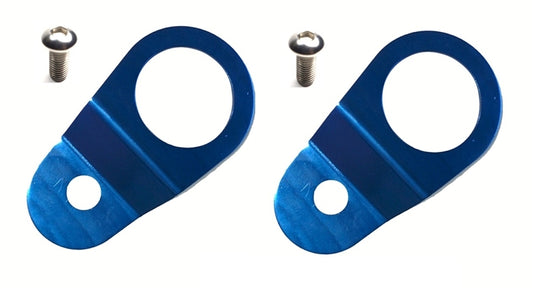 Torque Solution Radiator Mount Combo with Inserts (Blue) : Mitsubishi Evolution 7/8/9 - awdtuningtx