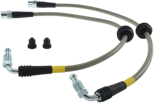 StopTech 07-08 Audi RS4 Front Stainless Steel Brake Line Kit - awdtuningtx