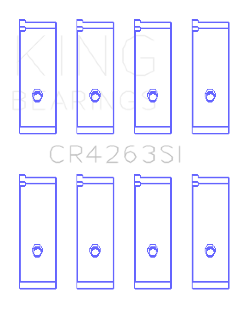 King Toyota 1ZZ-FE (Size .25) Rod Bearing Set - awdtuningtx
