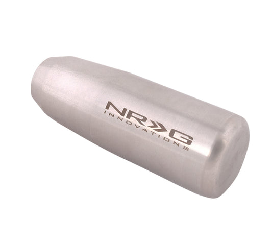 NRG Universal Short Shifter Knob - 3.5in. Length / Heavy Weight .85Lbs. - Silver - awdtuningtx