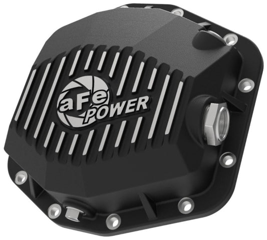 aFe POWER 2021 Ford Bronco w/ Dana M220 Differential Cover Black Street Series w/ Machined Fins - awdtuningtx