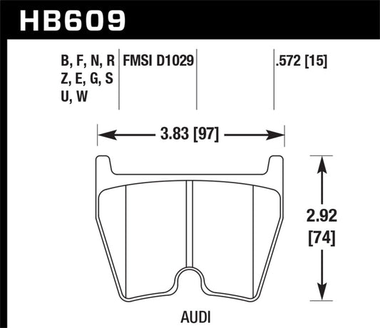 Hawk 08-15 Audi R8 DTC-70 Race Front Brake Pads - awdtuningtx