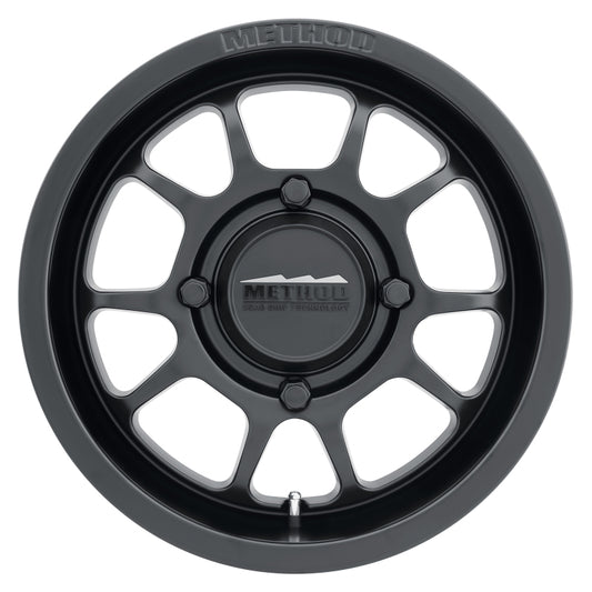 Method MR409 Bead Grip 15x7 / 4+3/13mm Offset / 4x136 / 106.25mm CB Matte Black Wheel - awdtuningtx