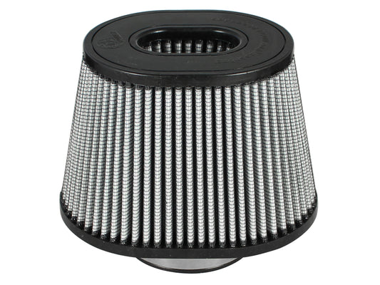 aFe MagnumFLOW Pro Dry S Air Filters 4F x (9x6-1/2)B x (6-3/4x5-1/2)T (INV) x 6-1/8 H in - awdtuningtx