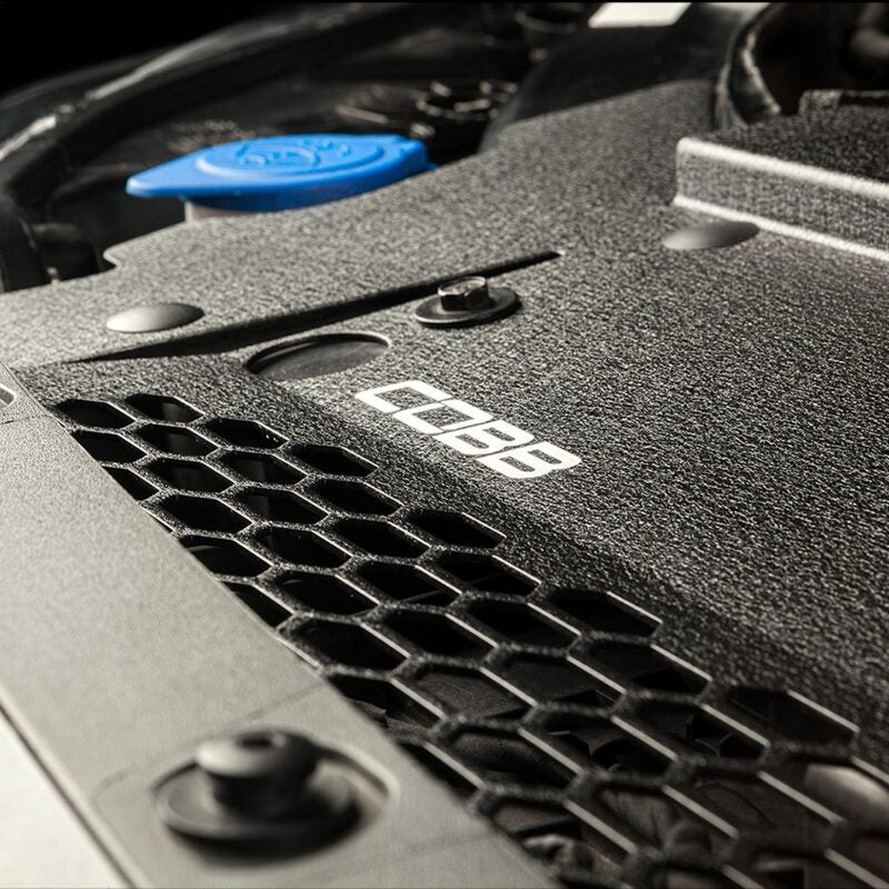 Cobb 21-23 Ford F-150 EcoBoost Radiator Shroud - Wrinkle Black - awdtuningtx