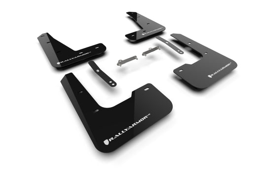 Rally Armor 2024+ Hyundai Elantra N Line Black Mud Flap w/ White Logo - awdtuningtx