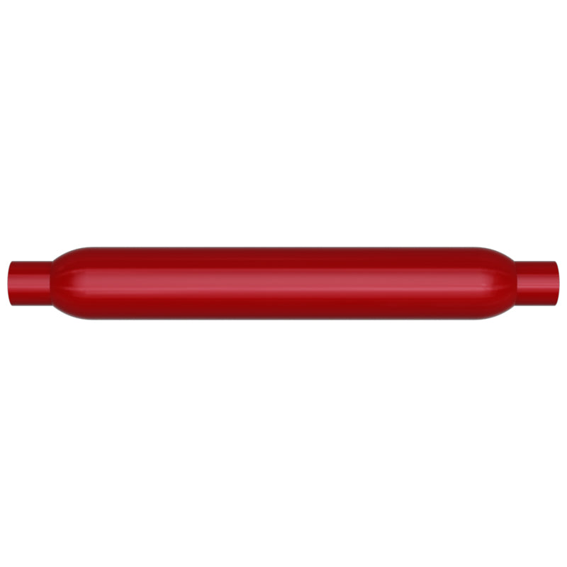 MagnaFlow Muffler Red Pack Series Glasspack 3.5in Rd 22in Body Length 2in/2in Inlet/Outlet - awdtuningtx