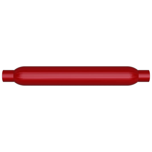 MagnaFlow Muffler Red Pack Series Glasspack 3.5in Rd 22in Body Length 2in/2in Inlet/Outlet - awdtuningtx