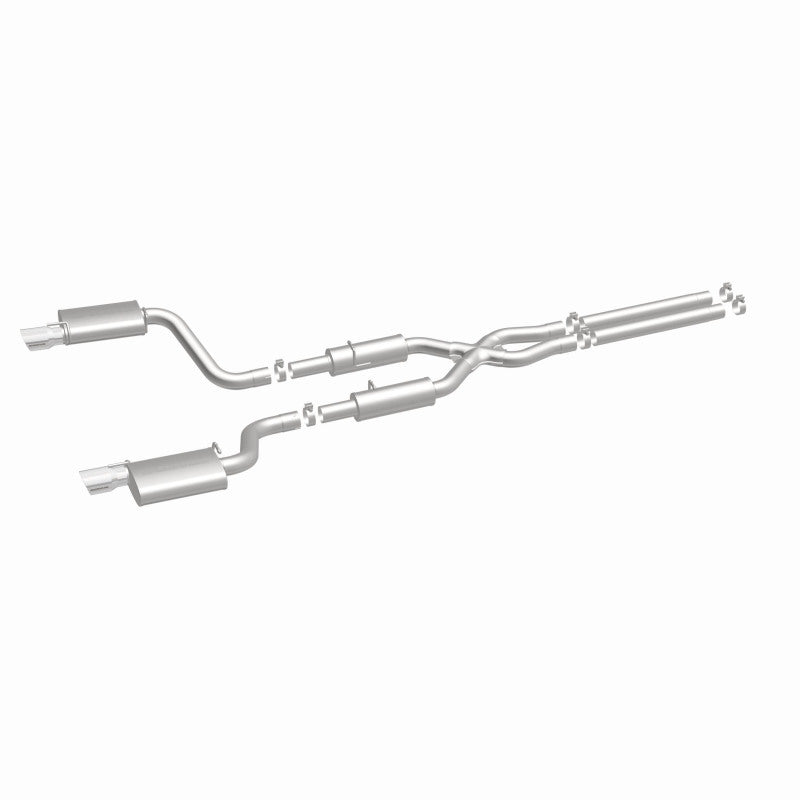 MagnaFlow 11-12 Dodge Charger SRT-8 Hemi Dual Split Rear Exit Stainless Cat-Back Performance Exhaust - awdtuningtx