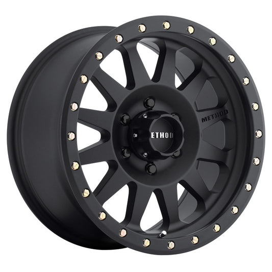 Method MR304 Double Standard 18x9 +18mm Offset 6x135 94mm CB Matte Black Wheel - awdtuningtx