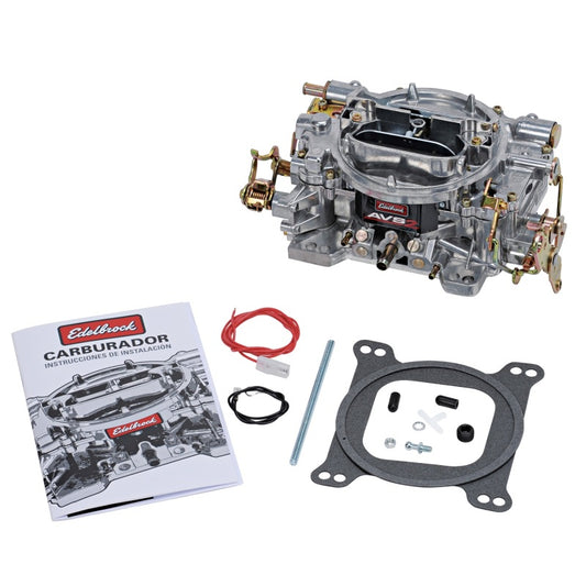 Edelbrock AVS2 500 CFM Carburetor w/Manual Choke Satin Finish (Non-EGR) - awdtuningtx