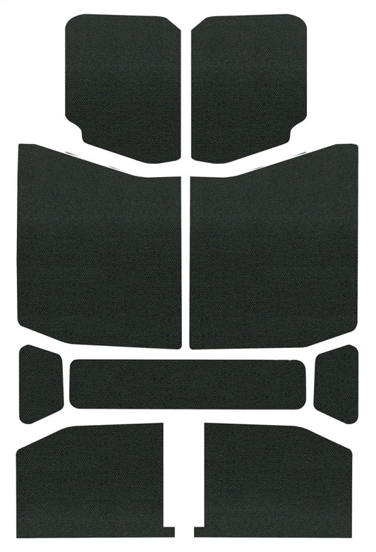 DEI 18-23 Jeep Wrangler JL 4-Door Boom Mat Headliner - 9 Piece - Black - awdtuningtx