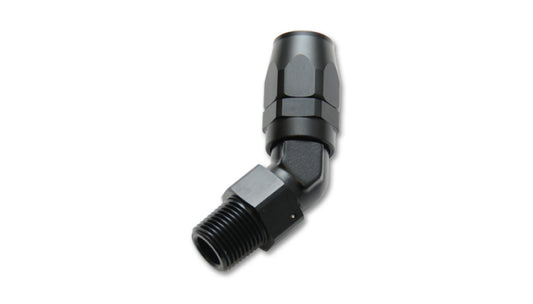 Vibrant -10AN Male NPT 45Degree Hose End Fitting - 3/8 NPT - awdtuningtx