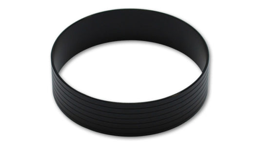 Vibrant Aluminum Union Sleeve for 5in OD Tubing - Hard Anodized Black - awdtuningtx