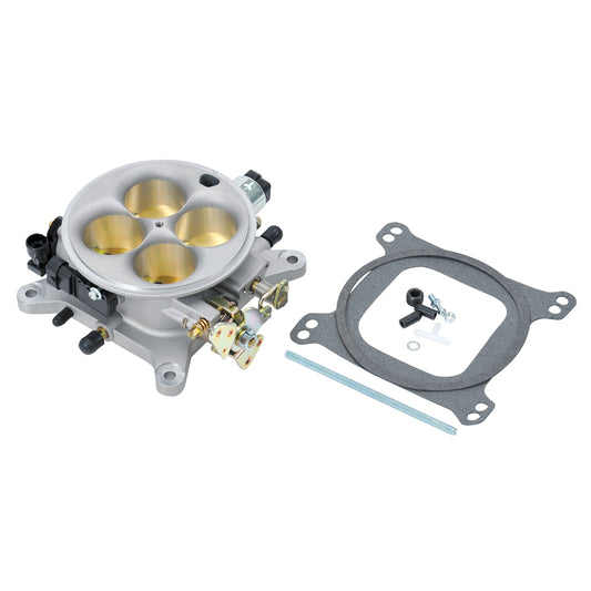Edelbrock Throttle Body Victor EFI 4-Barrel 4150 Style Flange 1.75In Bores Die Cast - awdtuningtx