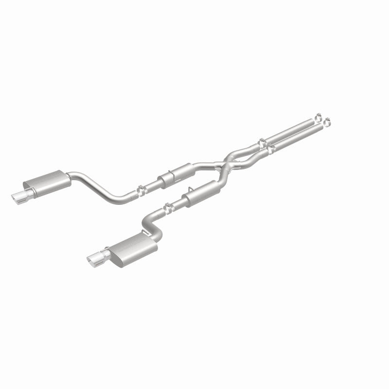 MagnaFlow 11-12 Dodge Charger SRT-8 Hemi Dual Split Rear Exit Stainless Cat-Back Performance Exhaust - awdtuningtx