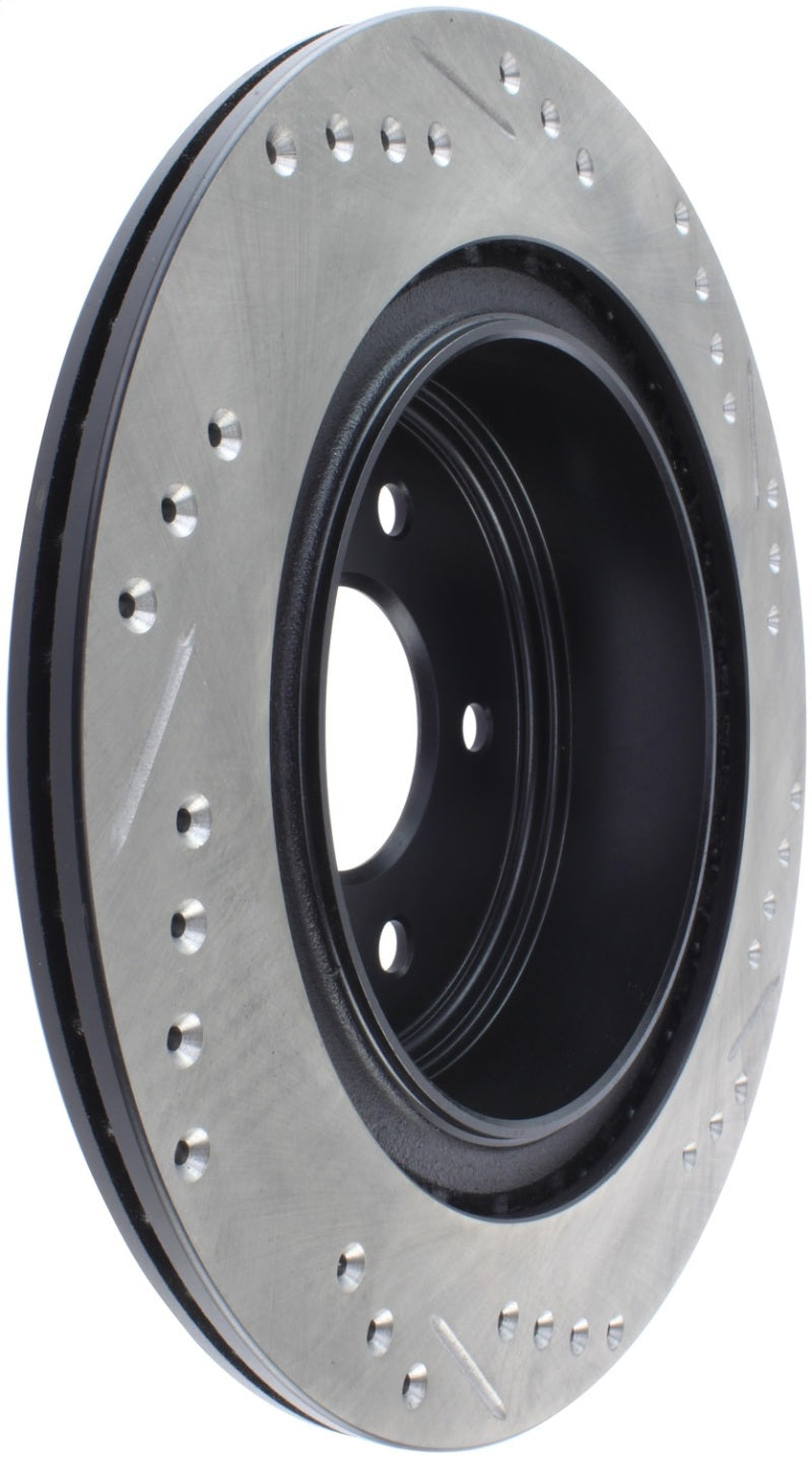 StopTech 06-07 350Z / 05-07 G35 / 06-07 G35X SportStop Slotted & Drilled Rear Right Rotor - awdtuningtx