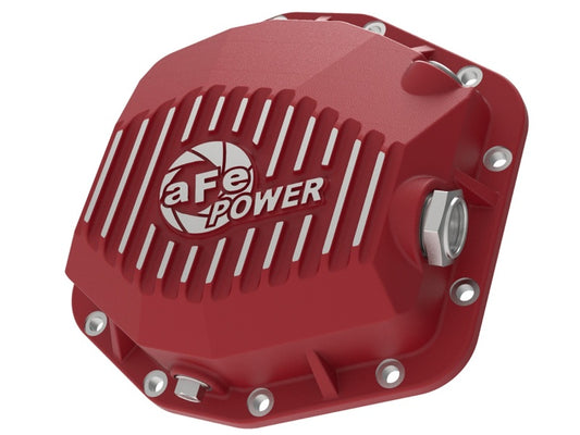 aFe Pro Series Rear Differential Cover Red 2018+ Jeep Wrangler (JL) V6 3.6L (Dana M220) - awdtuningtx