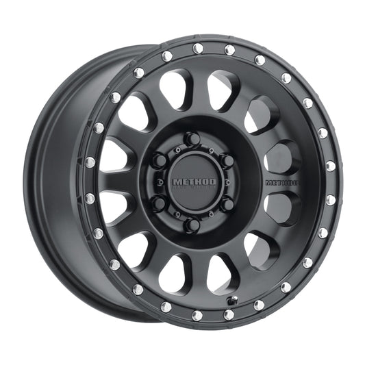 Method MR315 16x8 0mm Offset 6x5.5 106.25mm CB Matte Black Wheel - awdtuningtx