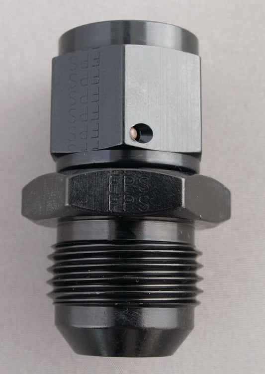 Fragola -6AN Nut x -4AN Male Swivel Reducer - Black - awdtuningtx