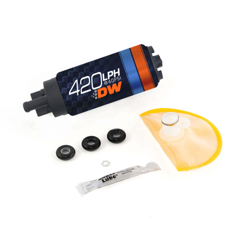 Deatschwerks DW420 Series 420lph In-Tank Fuel Pump w/ Install Kit For G35 03-08 350Z 03-08 - awdtuningtx