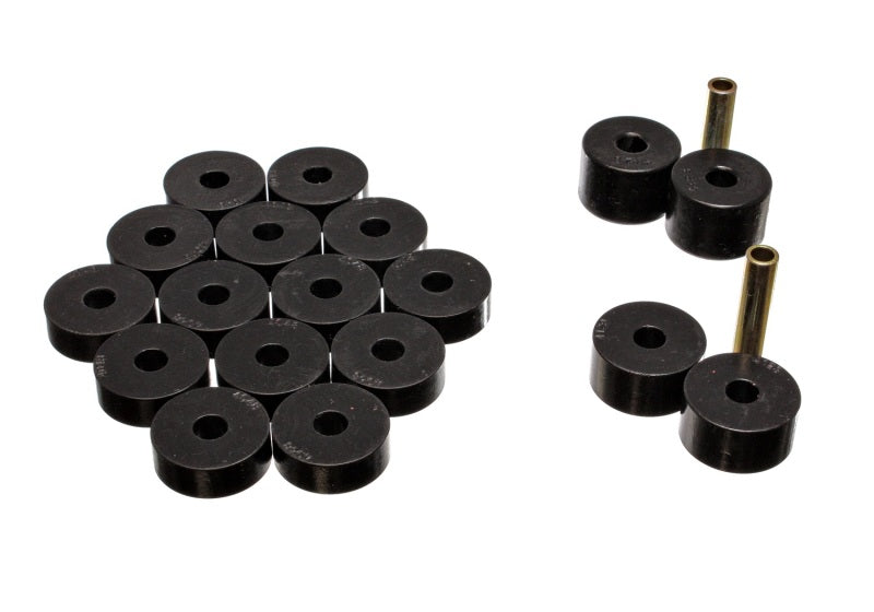 Energy Suspension 74-75 Jeep CJ5/CJ7/CJ8 Scrambler Black Body (Cab) Mount Set - awdtuningtx