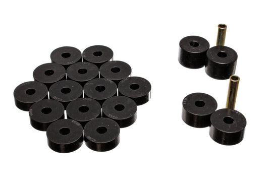 Energy Suspension 74-75 Jeep CJ5/CJ7/CJ8 Scrambler Black Body (Cab) Mount Set - awdtuningtx