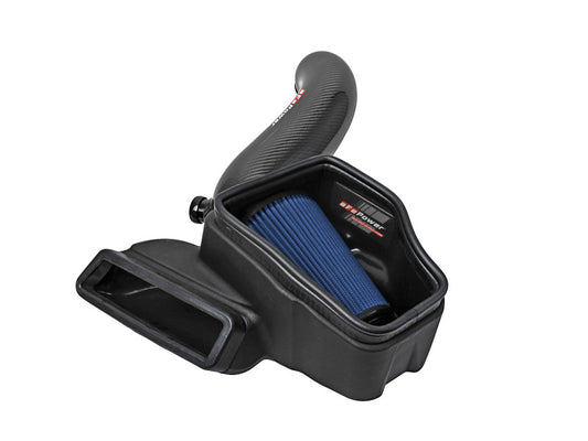 aFe 15-19 VW Golf R (MKVII) L4-2.0L (t) Track Series Carbon Fiber Intake System w/ Pro 5R Filter - awdtuningtx