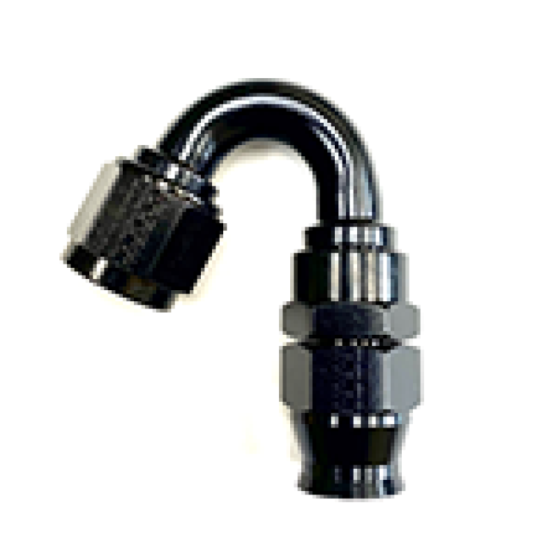 Fragola -6AN Real Street x 150 Degree Hose End Black For PTFE Hose - awdtuningtx