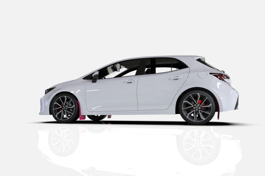 Rally Armor Universal Fit (No Hardware/Mounting Holes) Pink Mud Flap BCE Logo - awdtuningtx