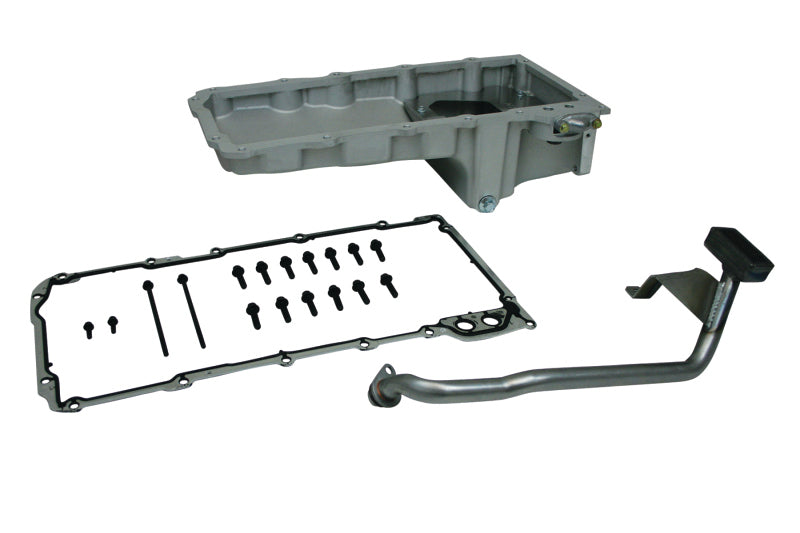 Moroso GM LS Swap (w/Rear Sump & Spin-On Oil Filter Adapter) Wet Sump 6qt 5.75in Aluminum Oil Pan - awdtuningtx