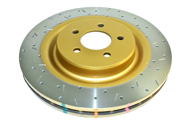 DBA 14-21 Volkswagen GTI (w/Perf Pkg 310mm Rear Disc) Rear 4000 Series Drilled & Slotted Rotor - awdtuningtx
