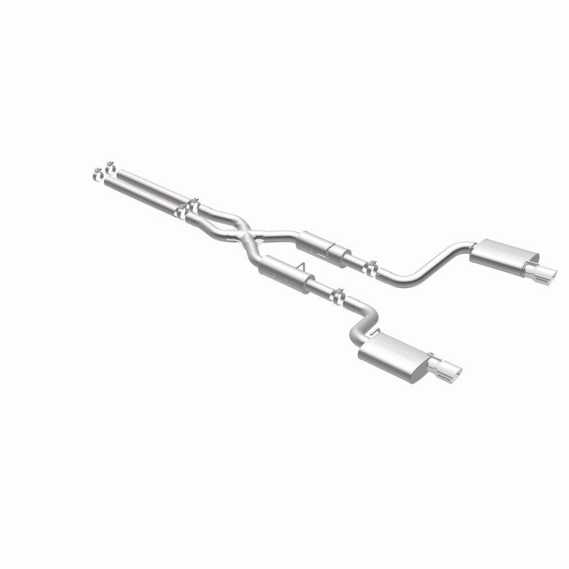 MagnaFlow 11-12 Dodge Charger SRT-8 Hemi Dual Split Rear Exit Stainless Cat-Back Performance Exhaust - awdtuningtx
