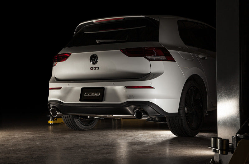 Cobb 22-23 Volkswagen Golf GTI MK8 Stainless Steel Cat-Back Exhaust - awdtuningtx