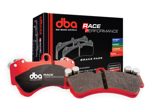 DBA 13-14 Ford Mustang Shelby GT500 8 Cyl Front RP Performance Brake Pads - awdtuningtx