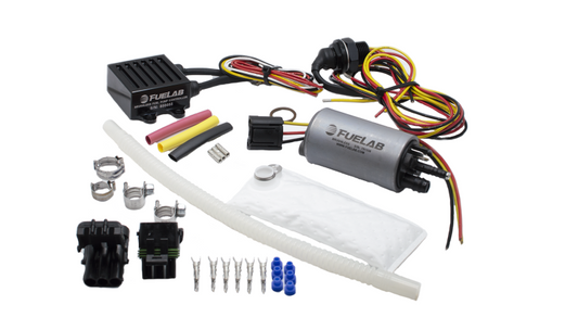 Fuelab 253 In-Tank Brushless Fuel Pump Kit w/9mm Barb & 6mm Siphon/72002/74101/Pre-Filter - 500 LPH - awdtuningtx
