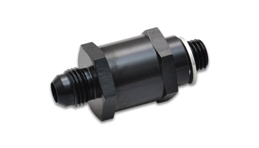 Vibrant Fuel Pump Check Valve -8AN Male Flare to 12mm x 1.5 Metric - awdtuningtx