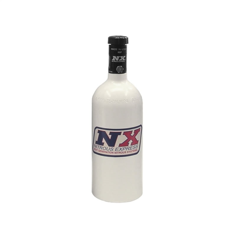 Nitrous Express 1lb Bottle w/Motorcycle Valve (3.2 Dia x 9.83 Tall) - awdtuningtx