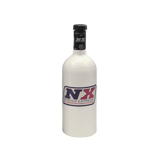 Nitrous Express 1lb Bottle w/Motorcycle Valve (3.2 Dia x 9.83 Tall) - awdtuningtx