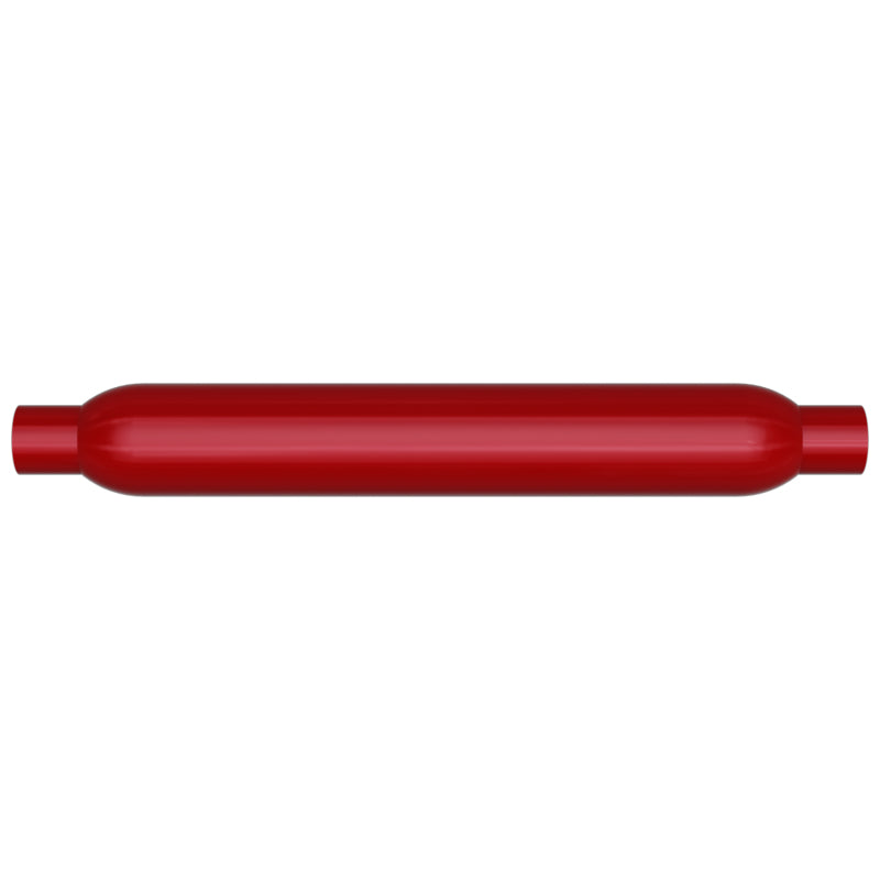 MagnaFlow Muffler Red Pack Series Glasspack 3.5in Rd 22in Body Length 2in/2in Inlet/Outlet - awdtuningtx