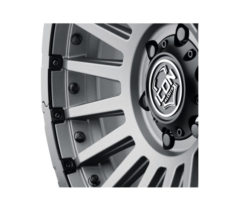 ICON Recon Pro 17x8.5 6x5.5 0mm Offset 4.75in BS 106.1mm Bore Charcoal Wheel - awdtuningtx