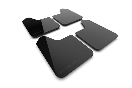 Rally Armor Universal UR Black Mud Flap w/ Metallic Black Logo - awdtuningtx