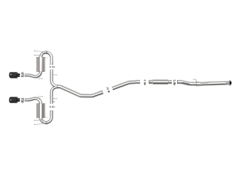 aFe Takeda 3in 304 SS Cat-Back Exhaust System w/Black Tips 17-20 Honda Civic Sport L4-1.5L (t) - awdtuningtx