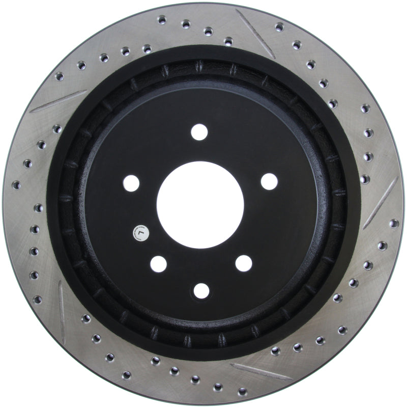 StopTech Infiniti G37 / Nissan 370Z SportStop Slotted & Drilled Rear Left Rotor - awdtuningtx