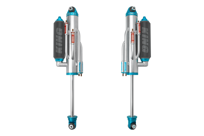 King Shocks 2021+ RAM 1500 TRX Rear 3.5 Dia Full Adjustable 4 Tube Bypass w/ Finned Res Shock (Pair) - awdtuningtx